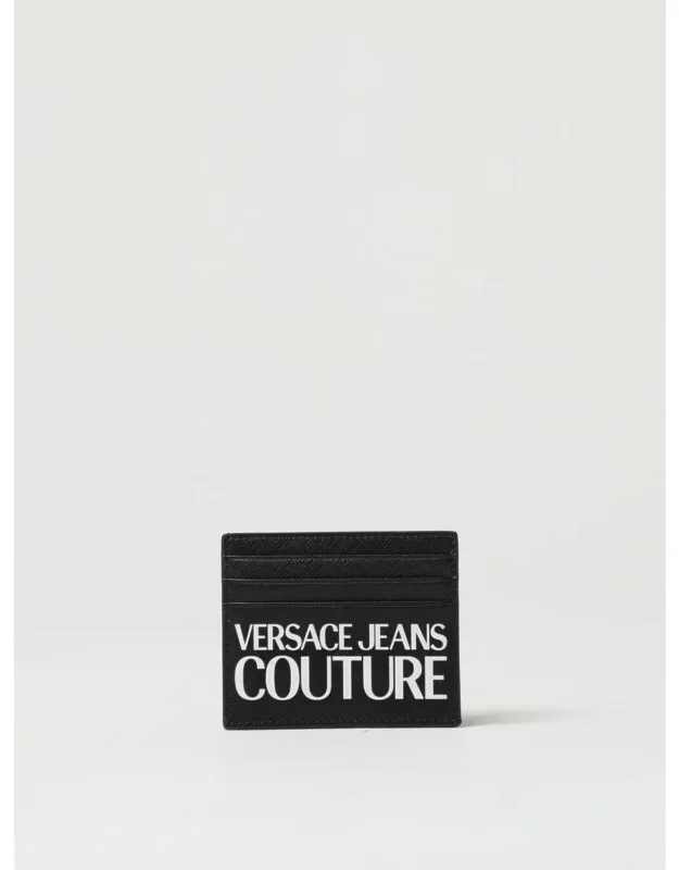 Credit Card Holder In Saffiano Leather With Logo