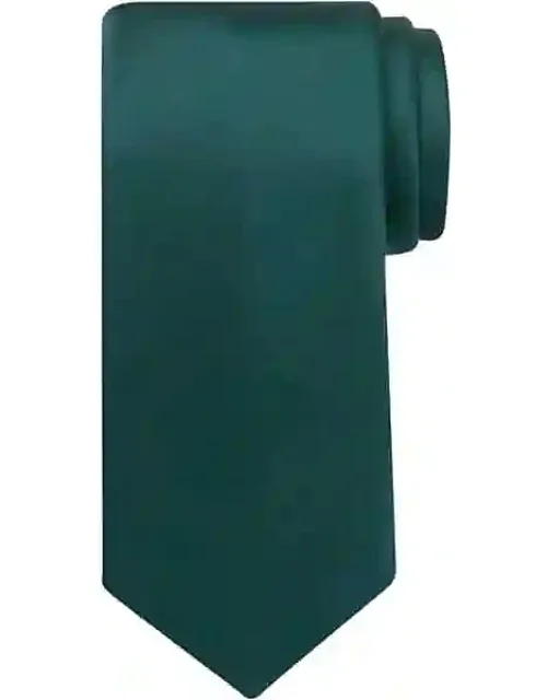 Narrow Solid Silk Tie