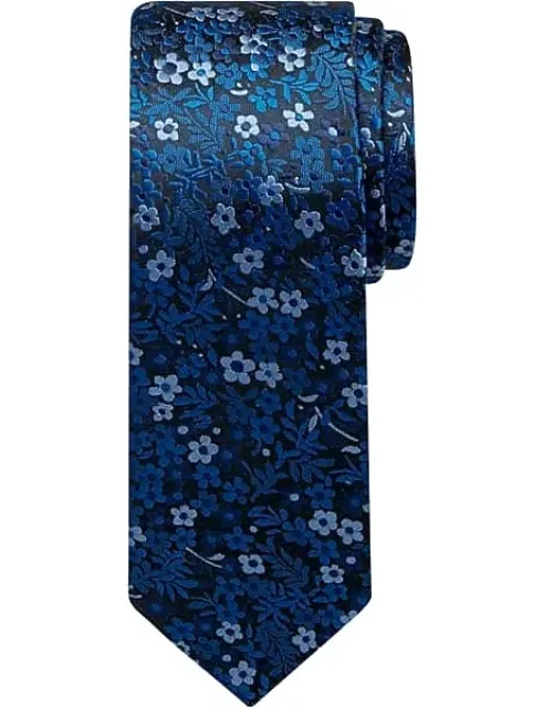 Narrow Petite Floral Tie