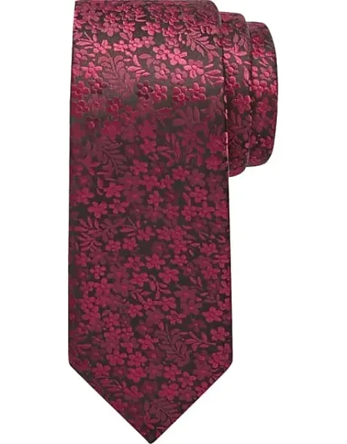 Narrow Petite Floral Tie
