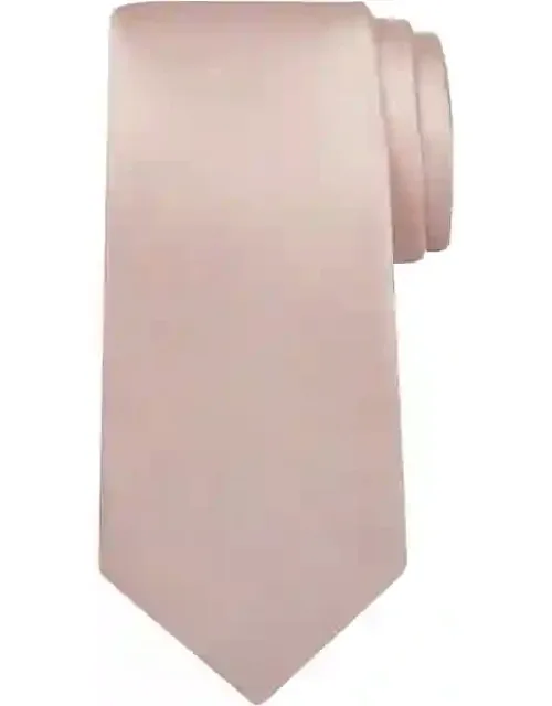 Narrow Solid Silk Tie