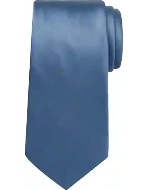Big & Tall Narrow Solid Silk Tie