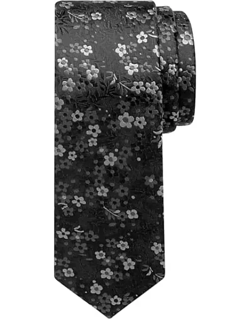 Narrow Petite Floral Tie