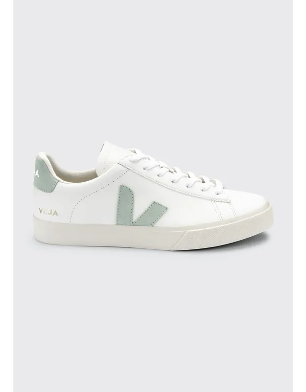 Campo Leather Low-top Sneakers Calf Leather, Flat Heel