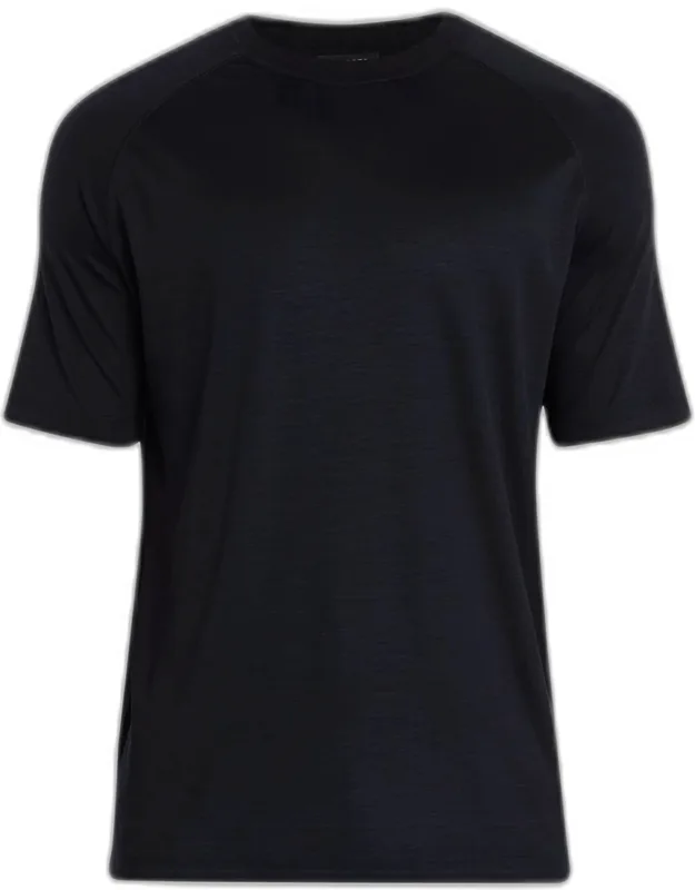 Wool-stretch Crewneck T-shirt