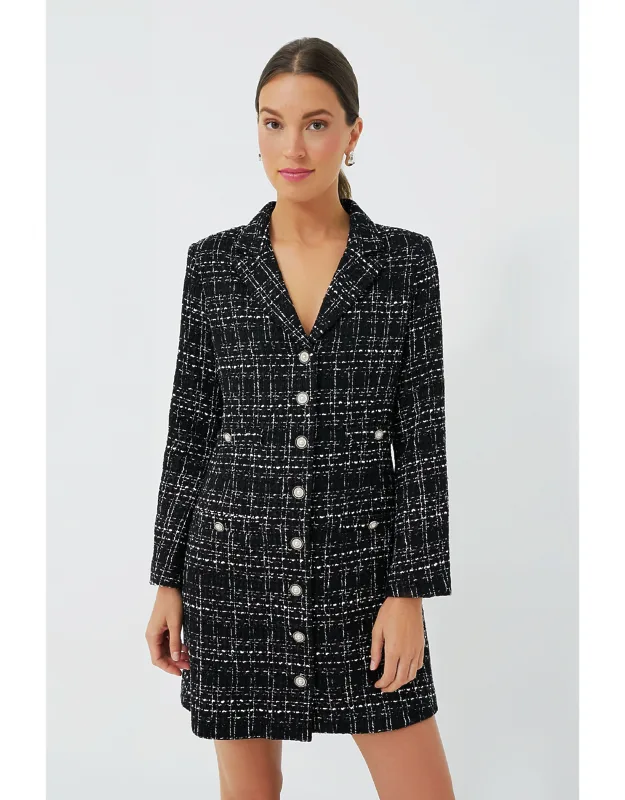 Stacie Dres With Lapel Collar And Pockets