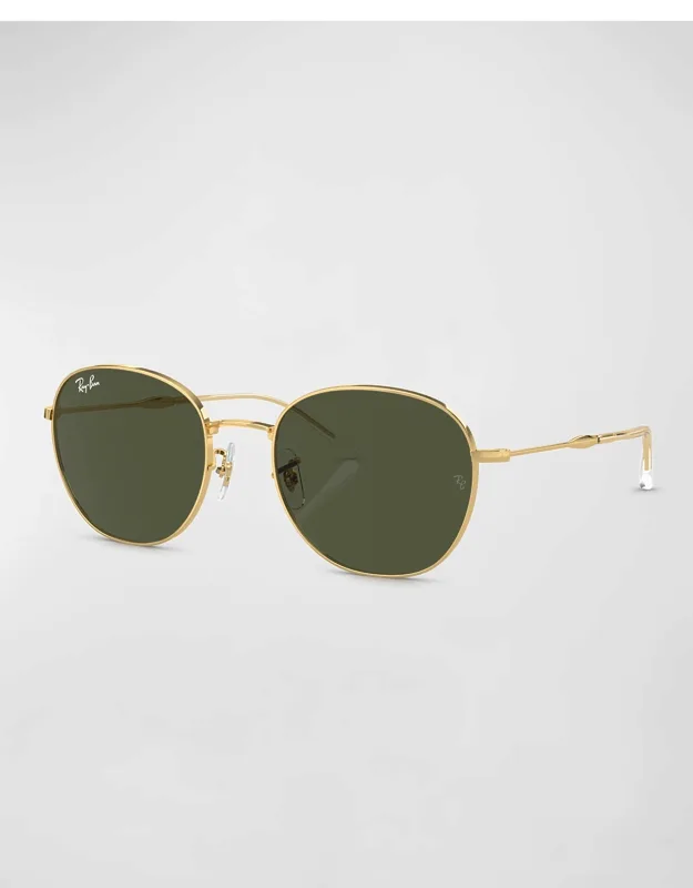 Sleek Metal Round Sunglasses