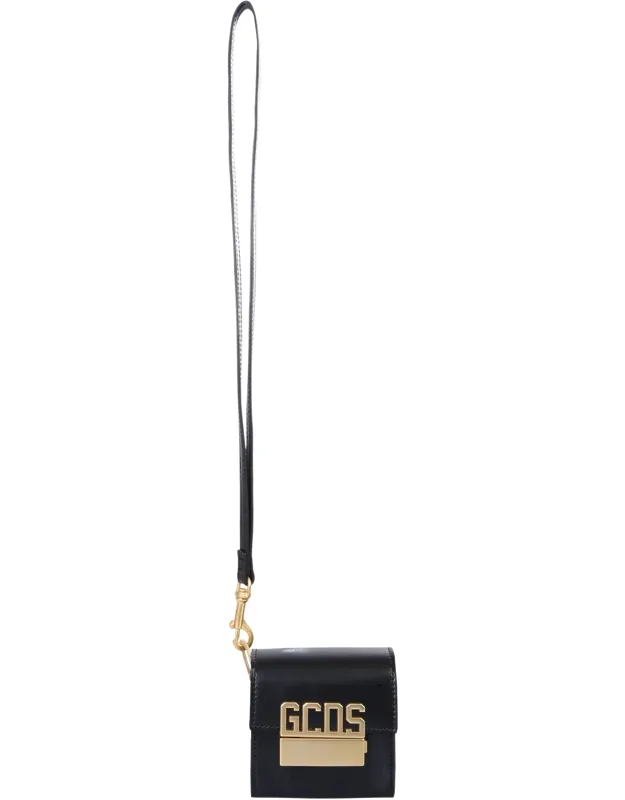 Gcds Bag With Logo Clip Closure, Removable Wrist Handle