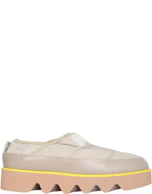 Puffed Sneakers With Extralight Rubber Sole And Padded Technical Fabric