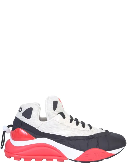 Nylon And Mesh Sneakers