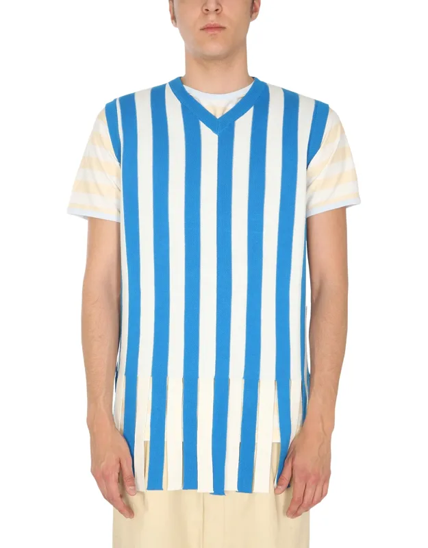 Sweater With Striped Pattern