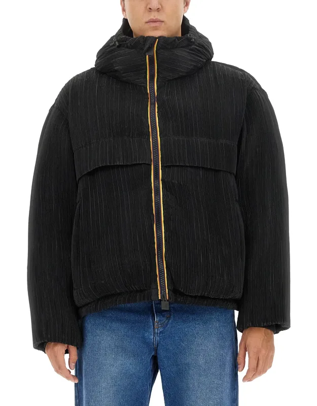 K-way Claudeny Jacket Model Is 185 Cm Tall