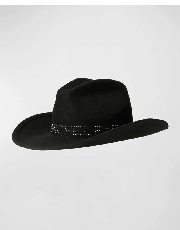 Studded Felt Cowboy Hat