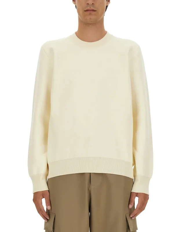 Sweatshirt With Logo, Regular Fit, Made In Italy