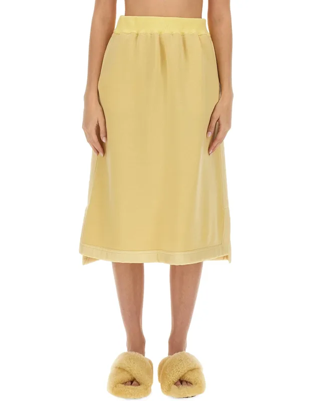 _jil Sander Midi Skirt Regular Fit Made In Italy_