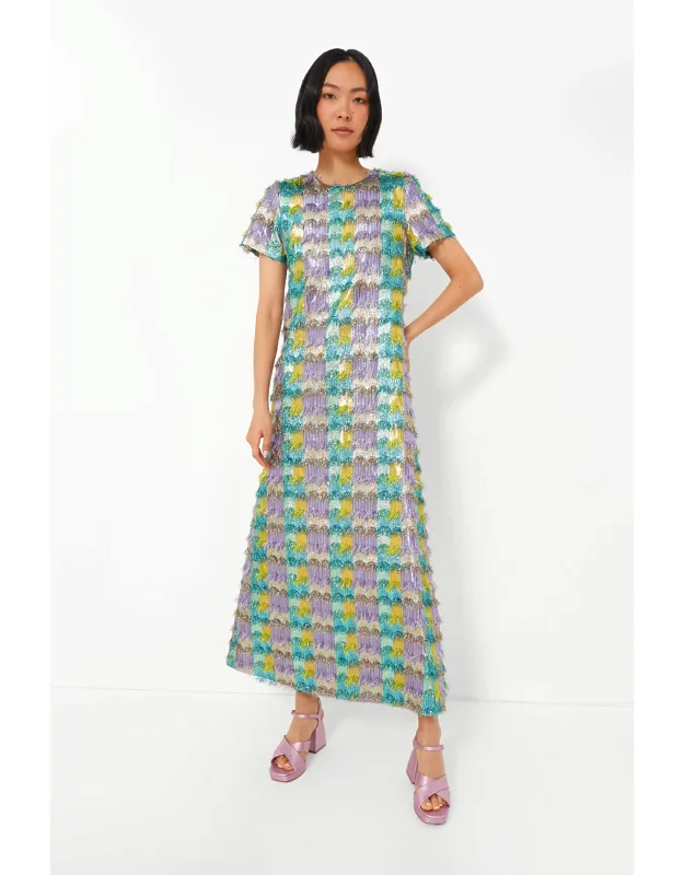 Jacquard Pharaoh Swing Dress