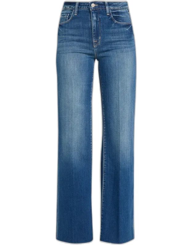 High Rise Wide-leg Jeans