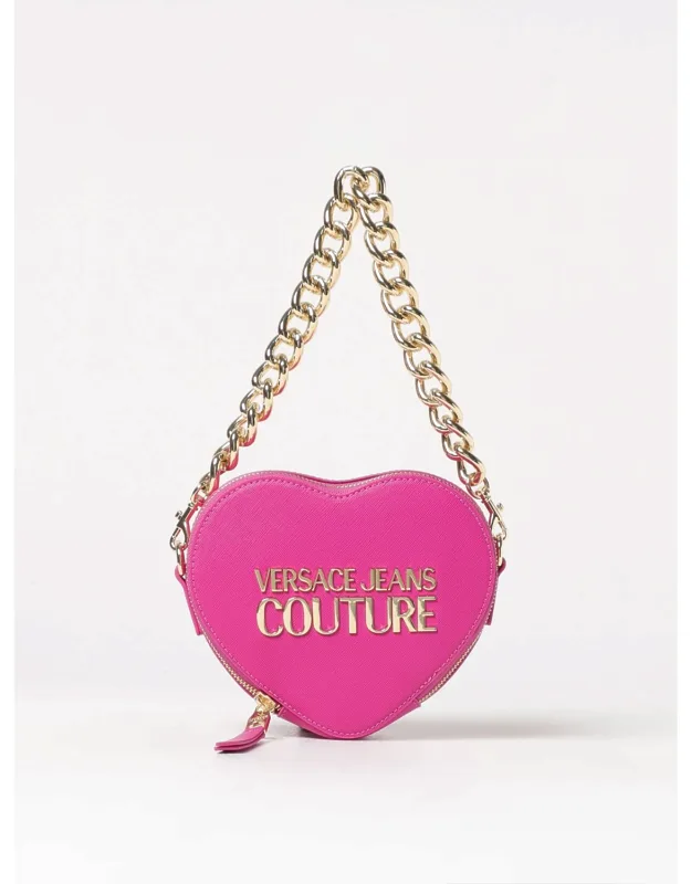 Saffiano Synthetic Leather Bag With Metallic Logo