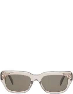 3-dot Acetate Rectangle Sunglasses