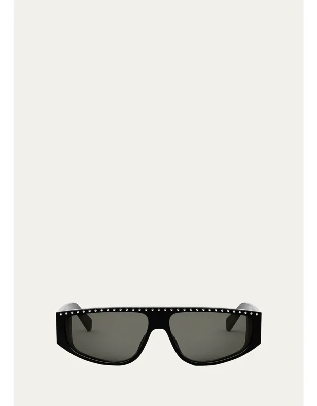 Animation Acetate Rectangle Sunglasses