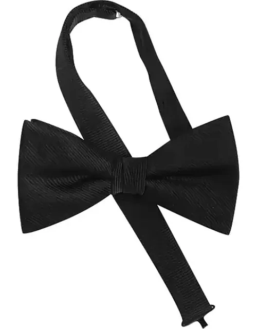Solid Grosgrain Pre-tied Bow Tie