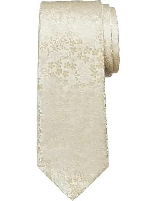 Narrow Petite Floral Tie