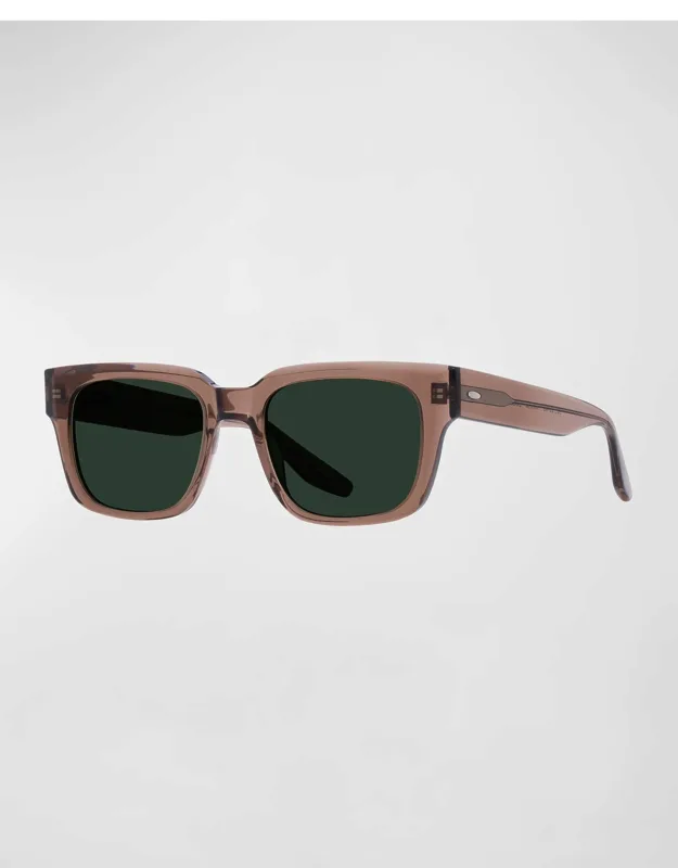 Zander Plastic Rectangle Sunglasses