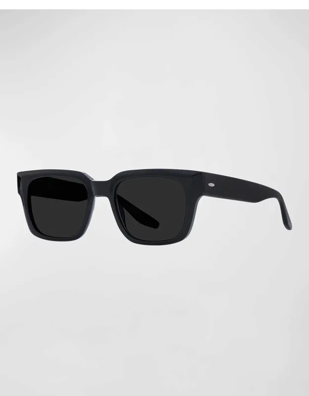 Zander Plastic Rectangle Sunglasses
