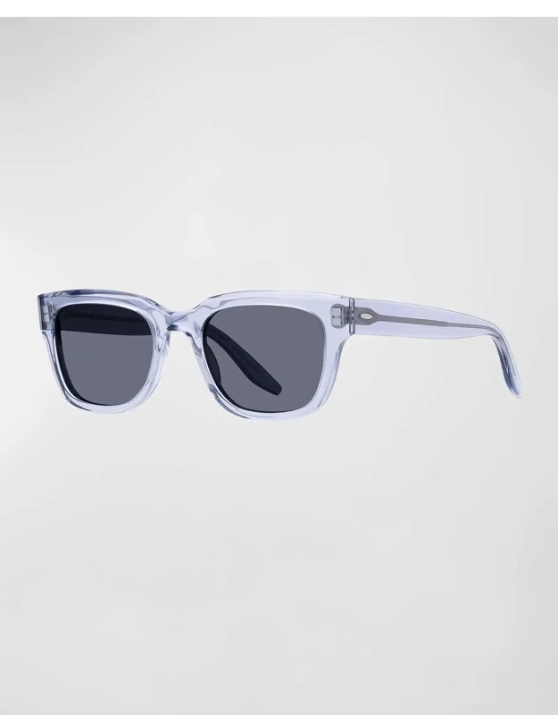 Stax Clear Plastic Rectangle Sunglasses