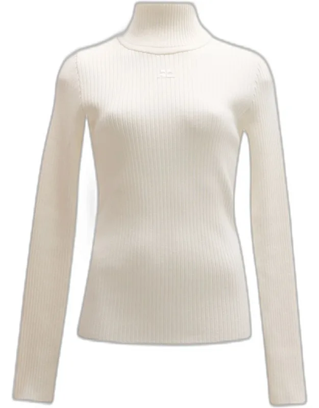 Ribbed Turtleneck Sweater