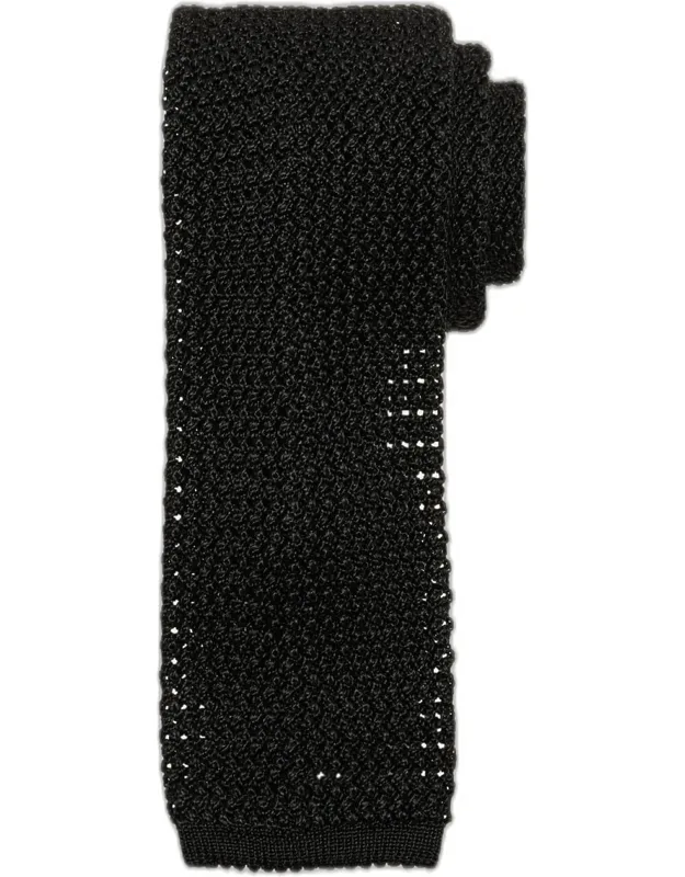 Super-knit Silk Tie