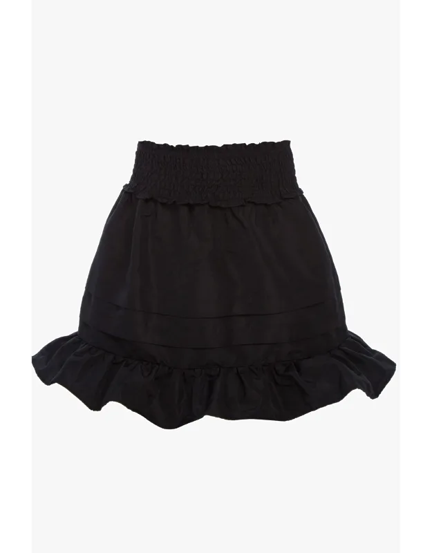 Diana Taffeta Smocked Skirt
