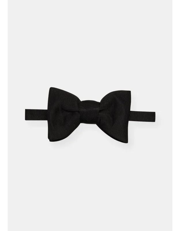 Grosgrain Pre-tied Silk Bow Tie