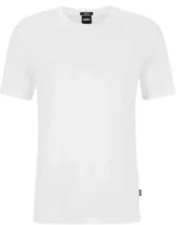 Slim-fit Short-sleeved T-shirt In Mercerized Cotton