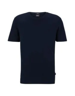 Slim-fit Short-sleeved T-shirt In Mercerized Cotton