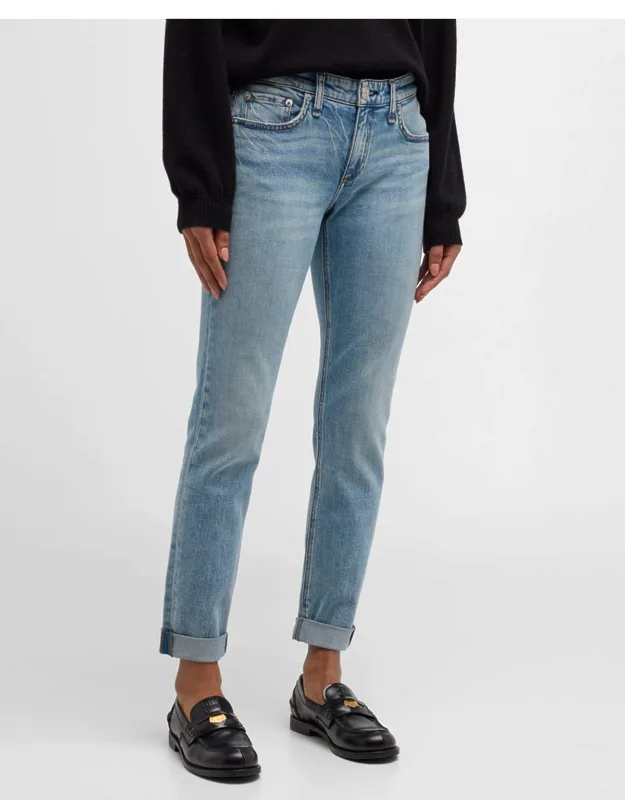 Low-rise Slim Boyfriend Jeans