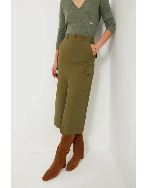 Cargo Midi Skirt