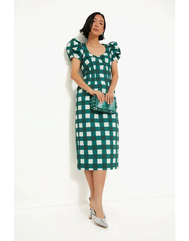 Juniper Warped Gingham Dress