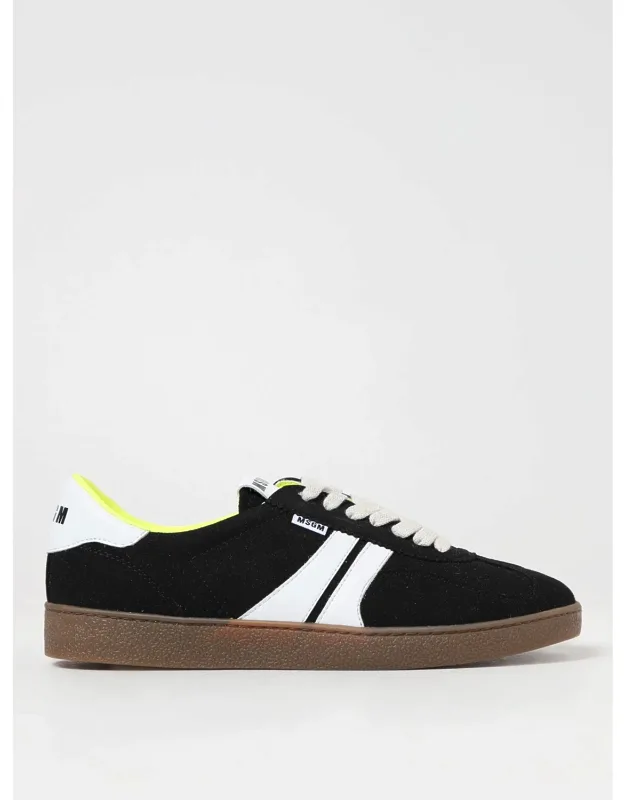 Msgm Retro Sneakers In Fabric