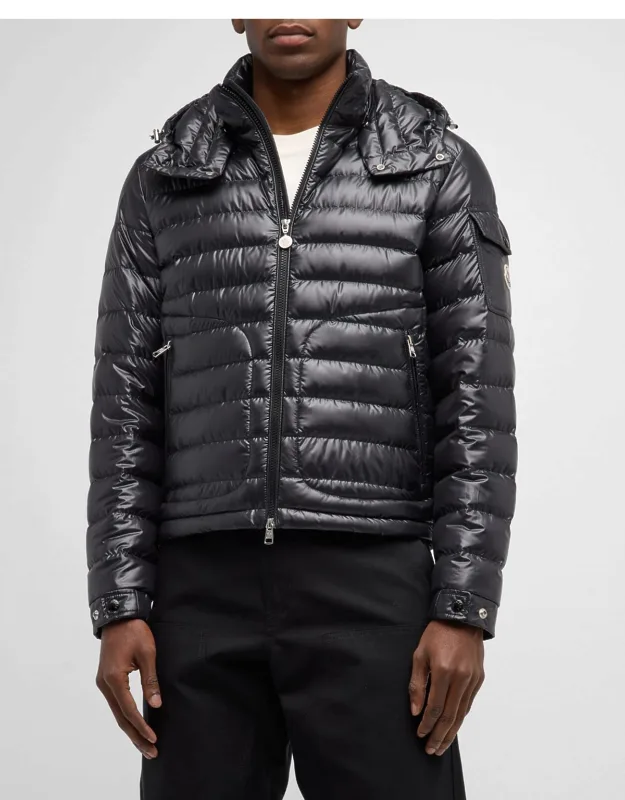 Lauros Quilted Hooded Down Jacket