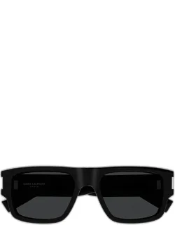 Acetate Rectangle Sunglasses