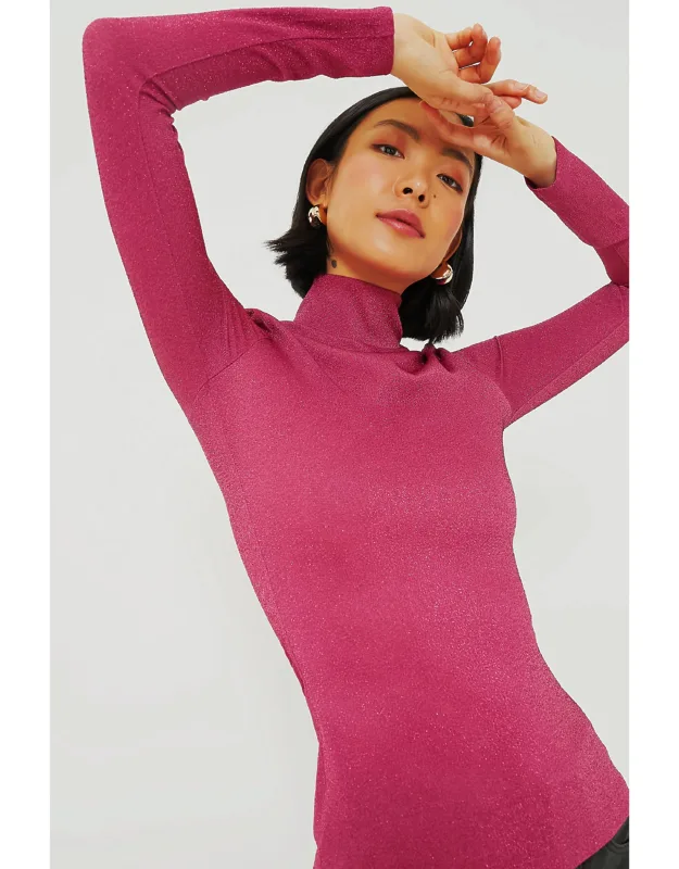 Shimmer Turtleneck