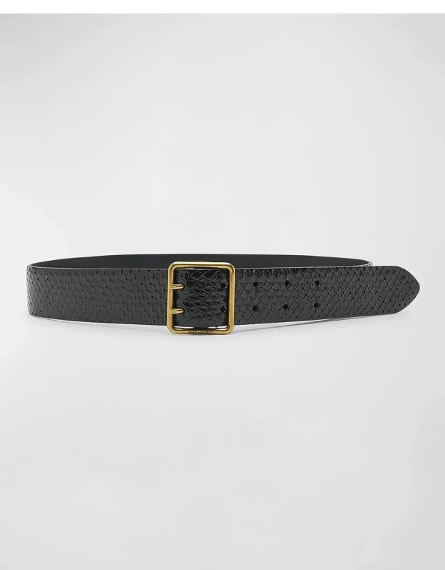 Python Snakeskin Belt