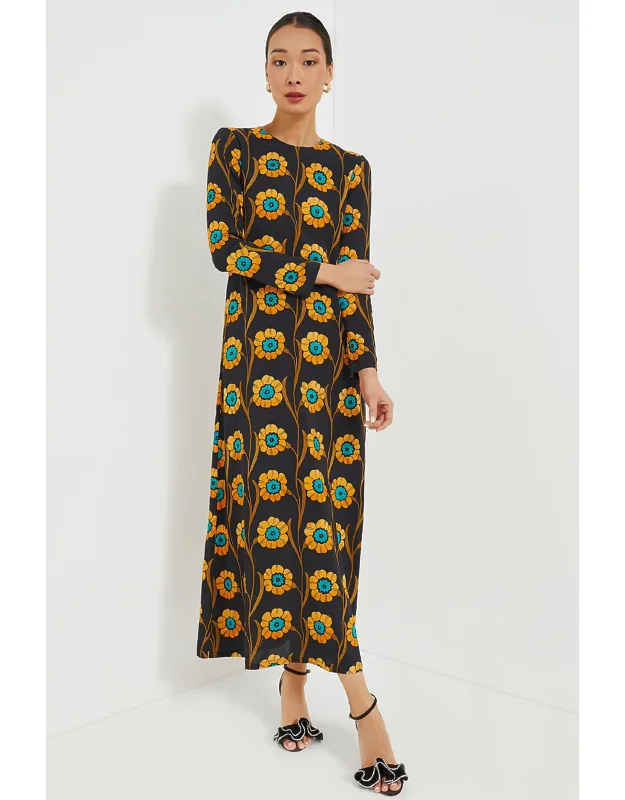 Daisychain Long Sleeve Swing Dress