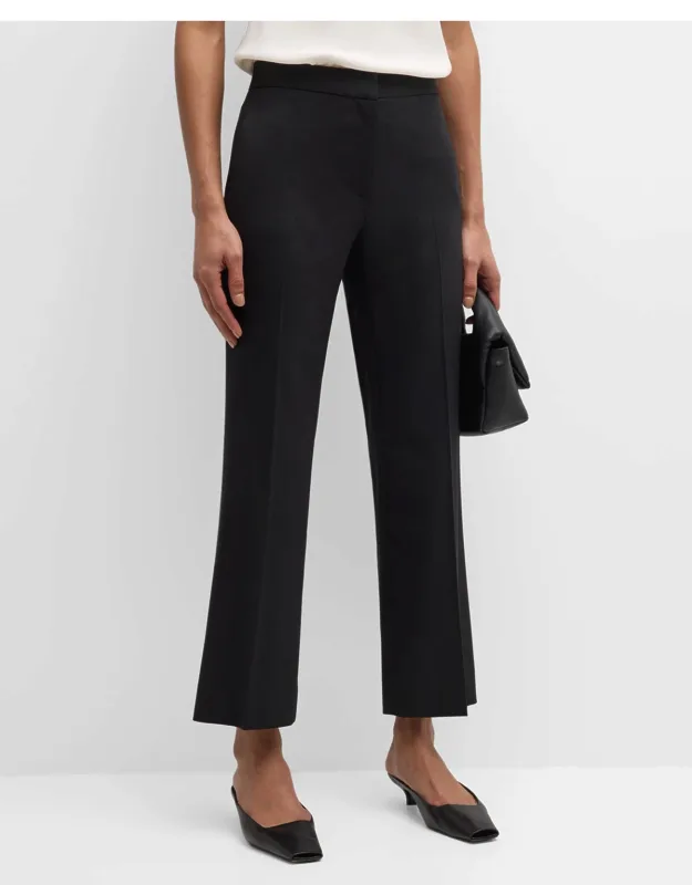 Cropped Kick-flare Trousers