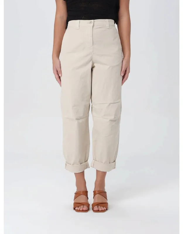 Pants Beige Trousers