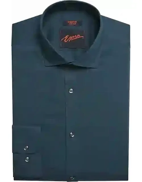 Skinny Fit Solid Dress Shirt