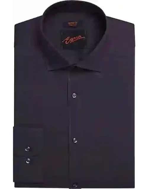 Skinny Fit Solid Dress Shirt