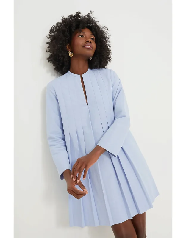 Luella Dress With Notched Neckline And A-line Silhouette