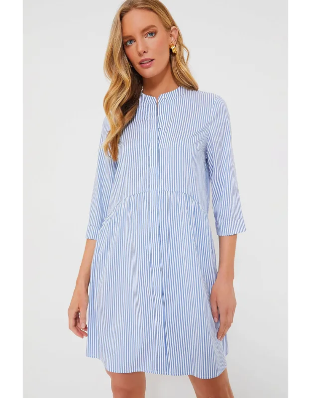 Stripe Royal Shirt Dress